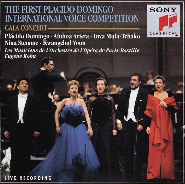 Обложка альбома «Premier Concours International de Voix D'Opéra Plácido Domingo» — Plácido Domingo, Eugene Kohn & Les Musiciens de l'Orchestr de l'Opera de Paris