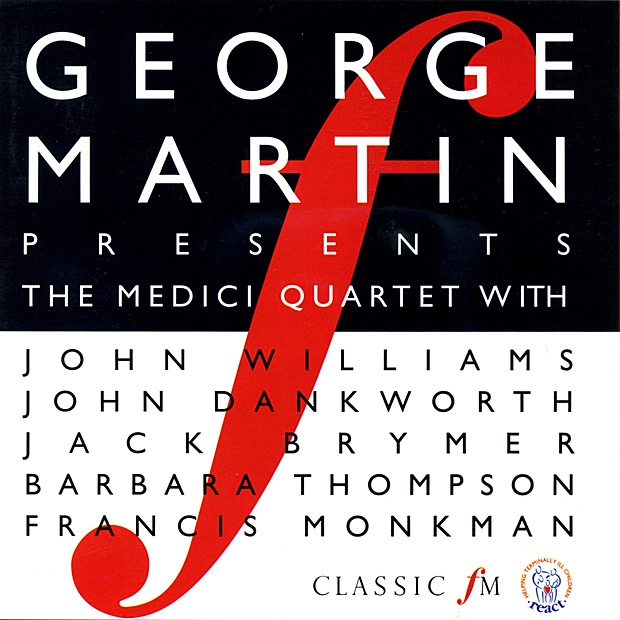 Обложка альбома «George Martin Presents...» — The Medici Quartet, John Williams, John Dankworth, Jack Brymer, Barbara Thompson, Francis Monkman & Howard Blake