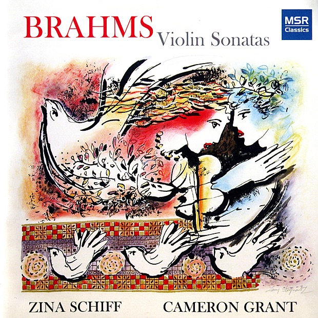 Обложка альбома «Brahms: Sonatas for Violin and Piano» — Zina Schiff & Cameron Grant