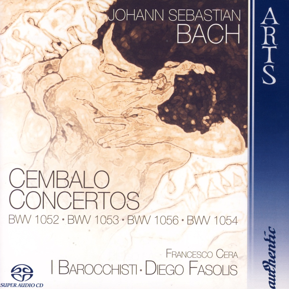 Обложка альбома «Johann Sebastian Bach: Cembalo Concertos» — Francesco Cera, I Barocchisti & Diego Fasolis