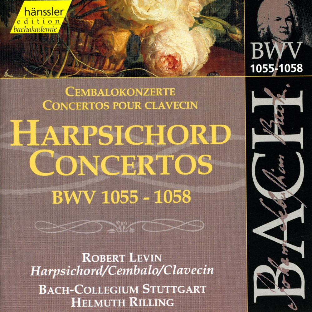 Обложка альбома «Bach, J.S.: Harpsichord Concertos, Bwv 1055-1058» — Robert Levin, Helmuth Rilling & Stuttgart Bach Collegium