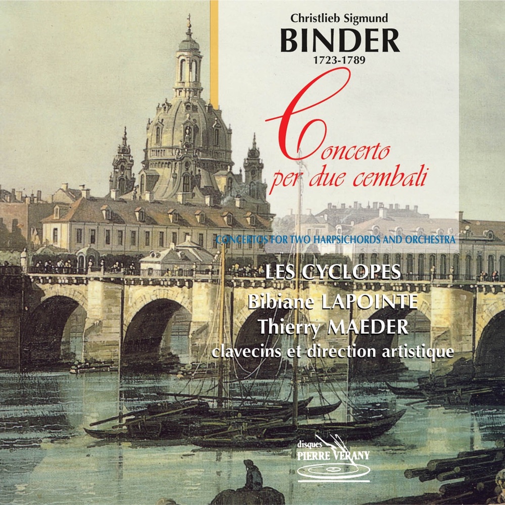 Обложка альбома «Binder : Concerto per due cembali» — Florian Deuter, Bibiane Lapointe & Thierry Maeder