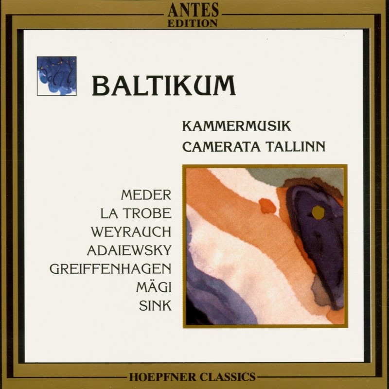 Обложка альбома «Kammermusik Aus Dem Baltikum» — Camerata Tallinn & Leili Tammel