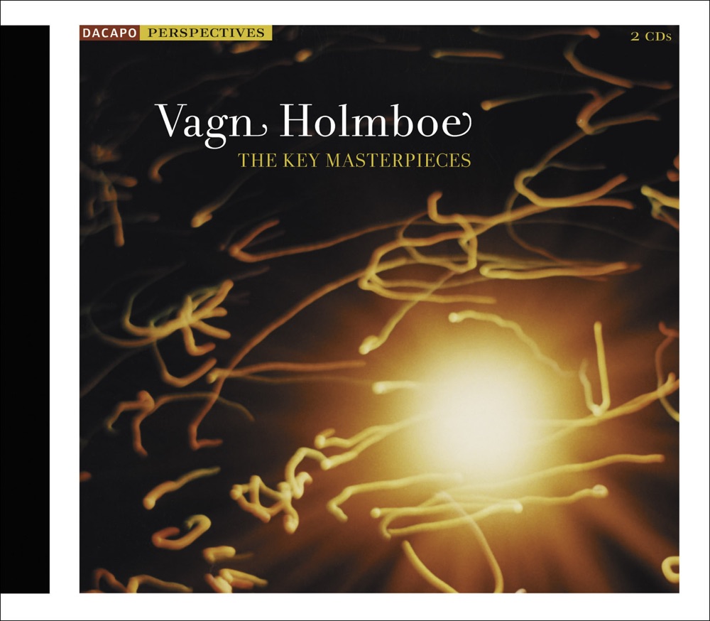 Обложка альбома «Holmboe, V.: Key Masterpieces (The) - Requiem for Nietzsche - String Quartet No. 4 - Chamber Concerto No. 2» — Athelas Sinfonietta Copenhagen, Giordano Bellincampi, Danish Radio Sinfonietta, Hannu Koivula, Eva Ostergaard, Mikkel Futtrup, Trio Ondine, Morten Zeuthen, Kontra Quartet, Danish National Symphony Orchestra, Michael Schønwandt, Johan Reuter & Helge Rønning