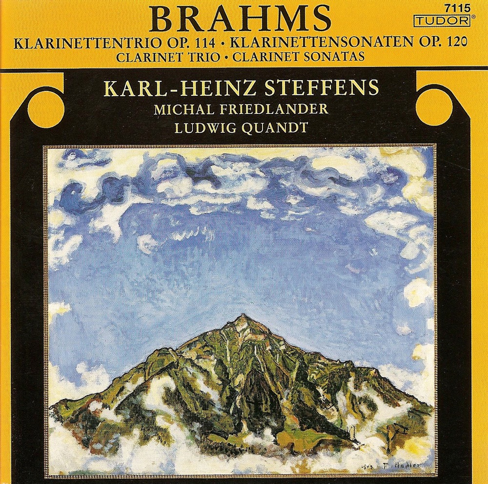 Обложка альбома «Brahms: Trio, Op. 114 & Clarinet Sonatas Nos. 1 and 2» — Karl-Heinz Steffens, Michal Friedlander & Ludwig Quandt