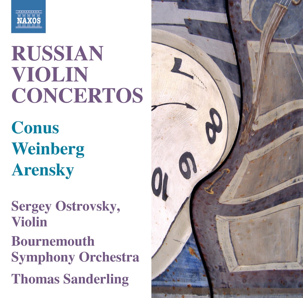 Обложка альбома «Russian Violin Concertos» — Thomas Sanderling, Bournemouth Symphony Orchestra & Sergey Ostrovsky