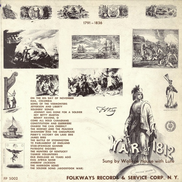 Ballads Of The War Of 1812 by Wallace House album cover