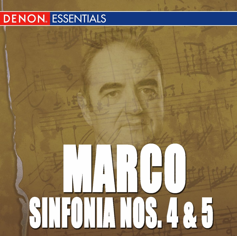 Обложка альбома «Marco: Sinfonia Nos. 4 & 5» — Orquesta Filarmonica Checa & Jiří Bělohlávek