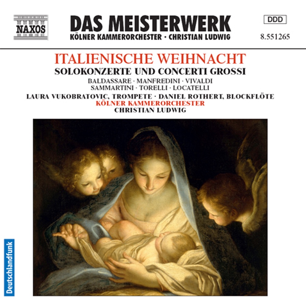 Обложка альбома «Italienische Weihnacht» — Cologne Chamber Orchestra, Laura Vukobratovic, Christian Ludwig & Daniel Rothert