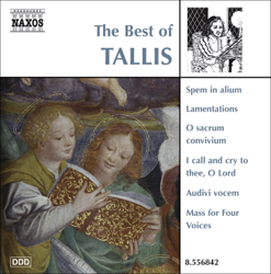 Tallis (The Best Of) - Jeremy Summerly Cover Art