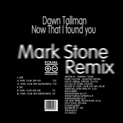 Now That I Found You (Mark Stone Remix) - EP
