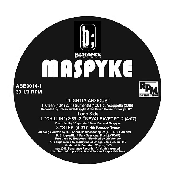 Обложка альбома «Lightly Anxious / Chillin / Nevaleave, Pt. 2» — Maspyke