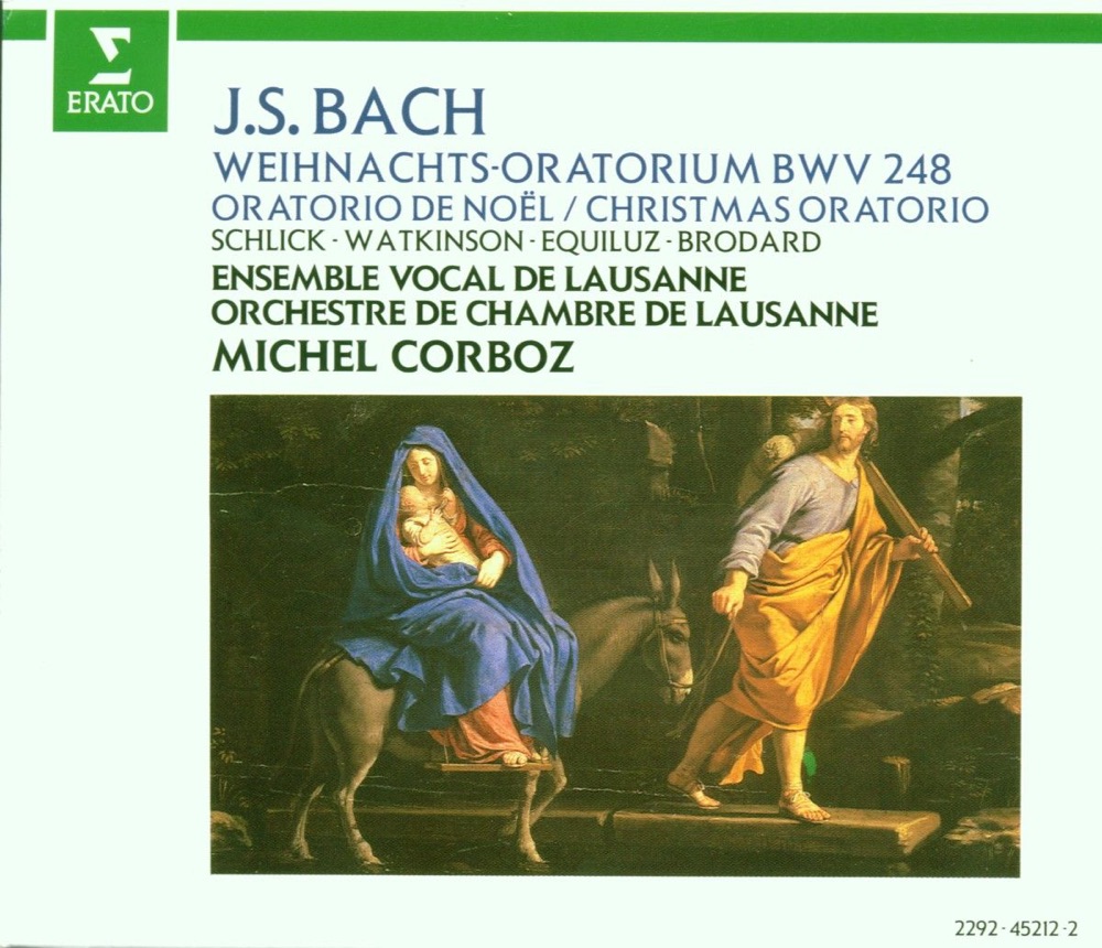 Обложка альбома «J. S. Bach: Weihnachtsoratorium (Christmas Oratorio) BWV 248» — Sandrine Piau, Michel Corboz & Orchestre de Chambre de Lausanne