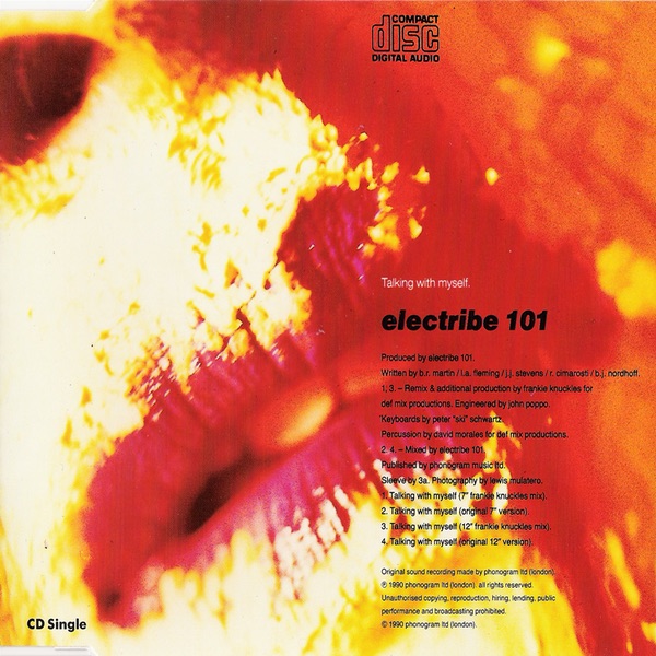 Обложка альбома «Talking With Myself - Remixes» — Electribe 101
