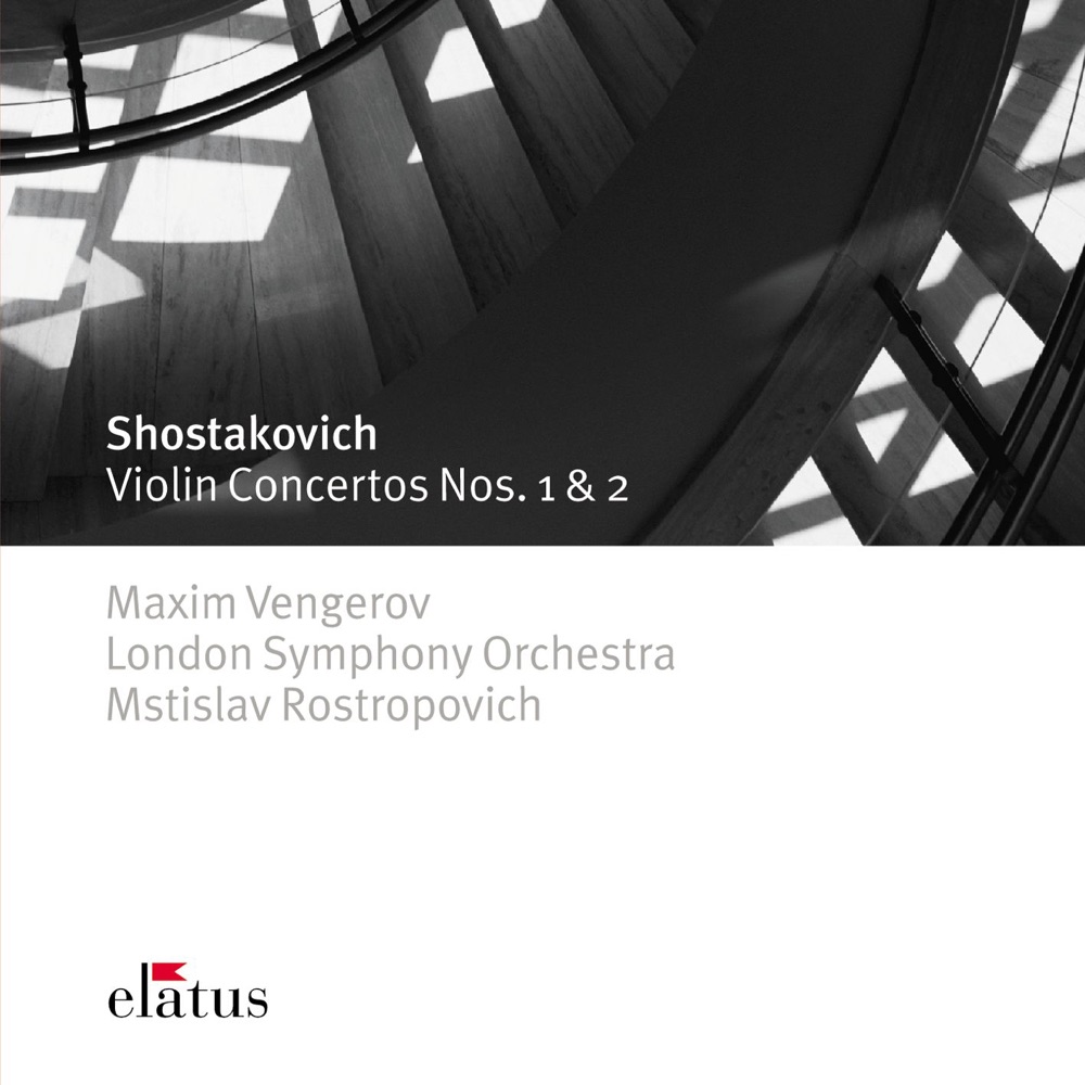 Обложка альбома «Shostakovich: Violin Concertos Nos. 1 & 2» — London Symphony Orchestra, Maxim Vengerov & Mstislav Rostropovich