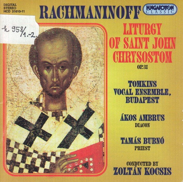 Liturgy of Saint John Chrysostom Op. 31