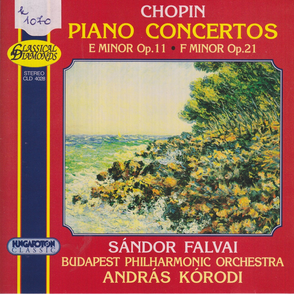 Обложка альбома «Chopin: Piano concertos Nos. 1-2» — Sándor Falvai, Budapest Philharmonic Orchestra & András Kórodi