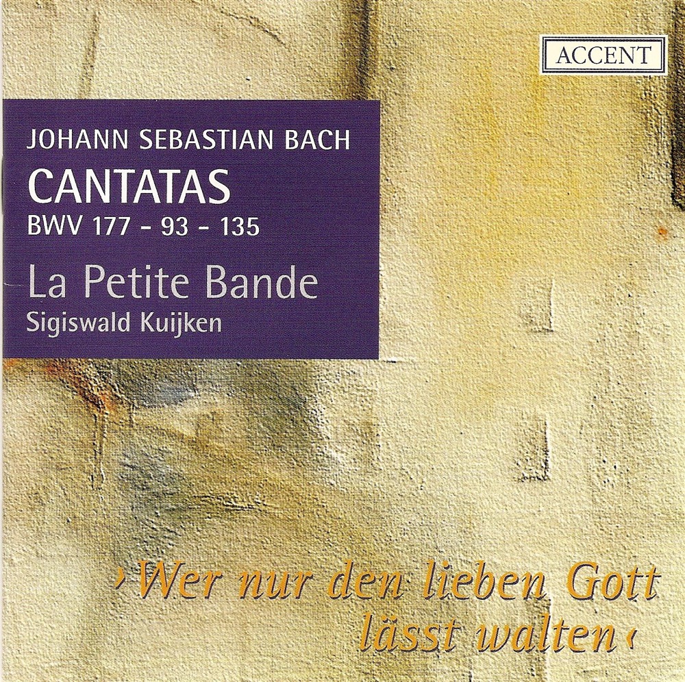 Обложка альбома «Bach: Cantatas, Vol. 2 - BWV 93, 135, 177» — Christoph Genz, Jan Van der Crabben & Sigiswald Kuijken