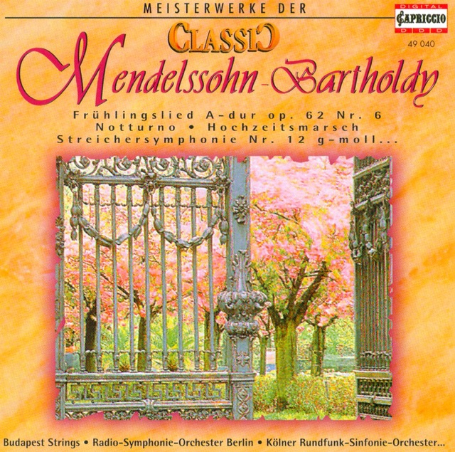 Lieder Ohne Worte (Songs Without Words), Book 2, Op. 30: No. 12 In F Sharp Minor, Op. 30, No. 6, "Venezianisches Gondellied"