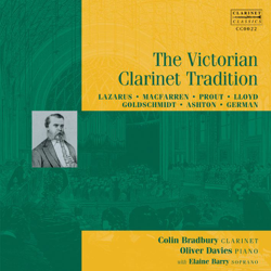 The Victorian Clarinet Tradition - Colin Bradbury &amp; Oliver Davies Cover Art