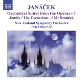 Cover art for Janácek: Operatic Orchestral Suites, Vol. 1 (Arr. P. Breiner) - Jenufa & The Excursions of Mr. Broucek by Vesa-Matti Leppanen, Peter Breiner & New Zealand Symphony Orchestra