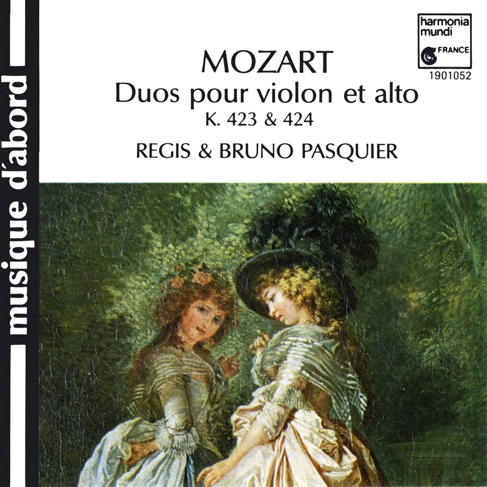 Обложка альбома «Mozart: Duos for Violin and Viola» — Bruno Pasquier & Régis Pasquier