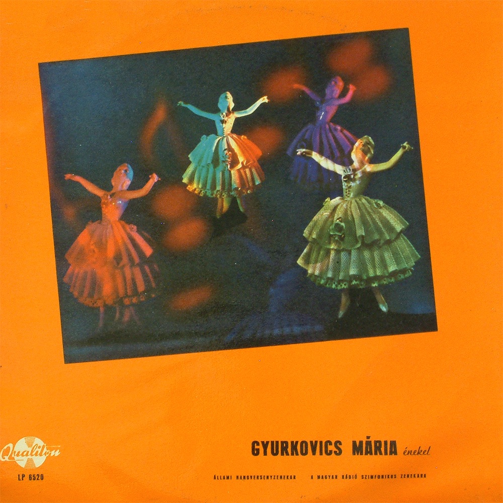 Обложка альбома «Gyurkovics Mária énekel» — Mária Gyurkovics
