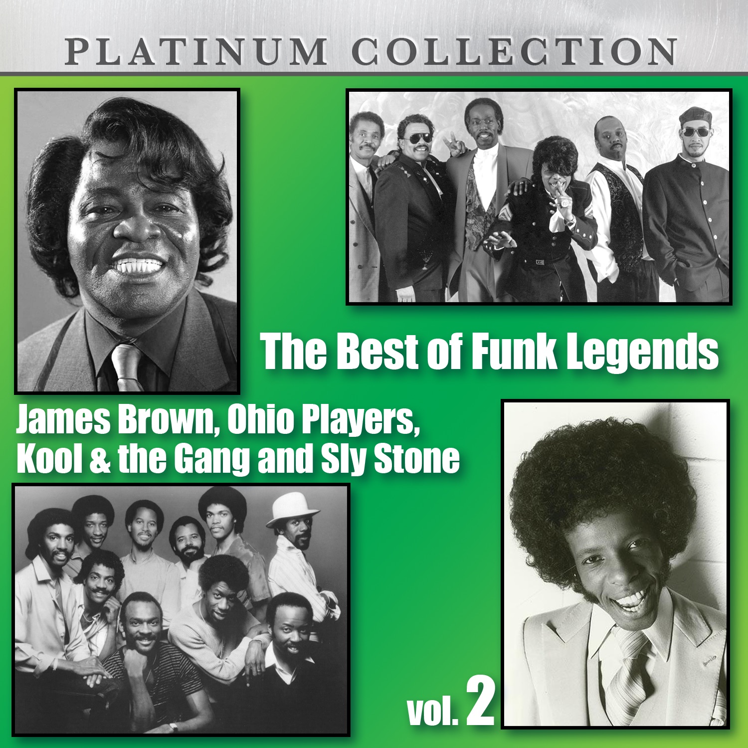 The Best of Funk Legends - James Brown, Ohio Players, Kool & the Gang and Sly Stone, Vol. 2