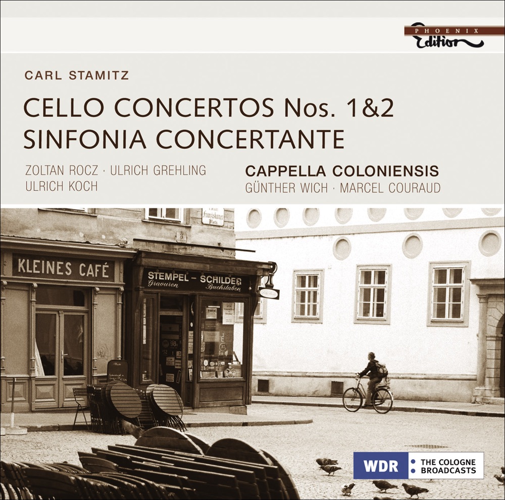 Обложка альбома «Stamitz: Cello Concertos Nos. 1 and 2 - Sinfonia Concertante In D Major» — Ulrich Koch, Cappella Coloniensis, Ulrich Grehling & Marcel Couraud