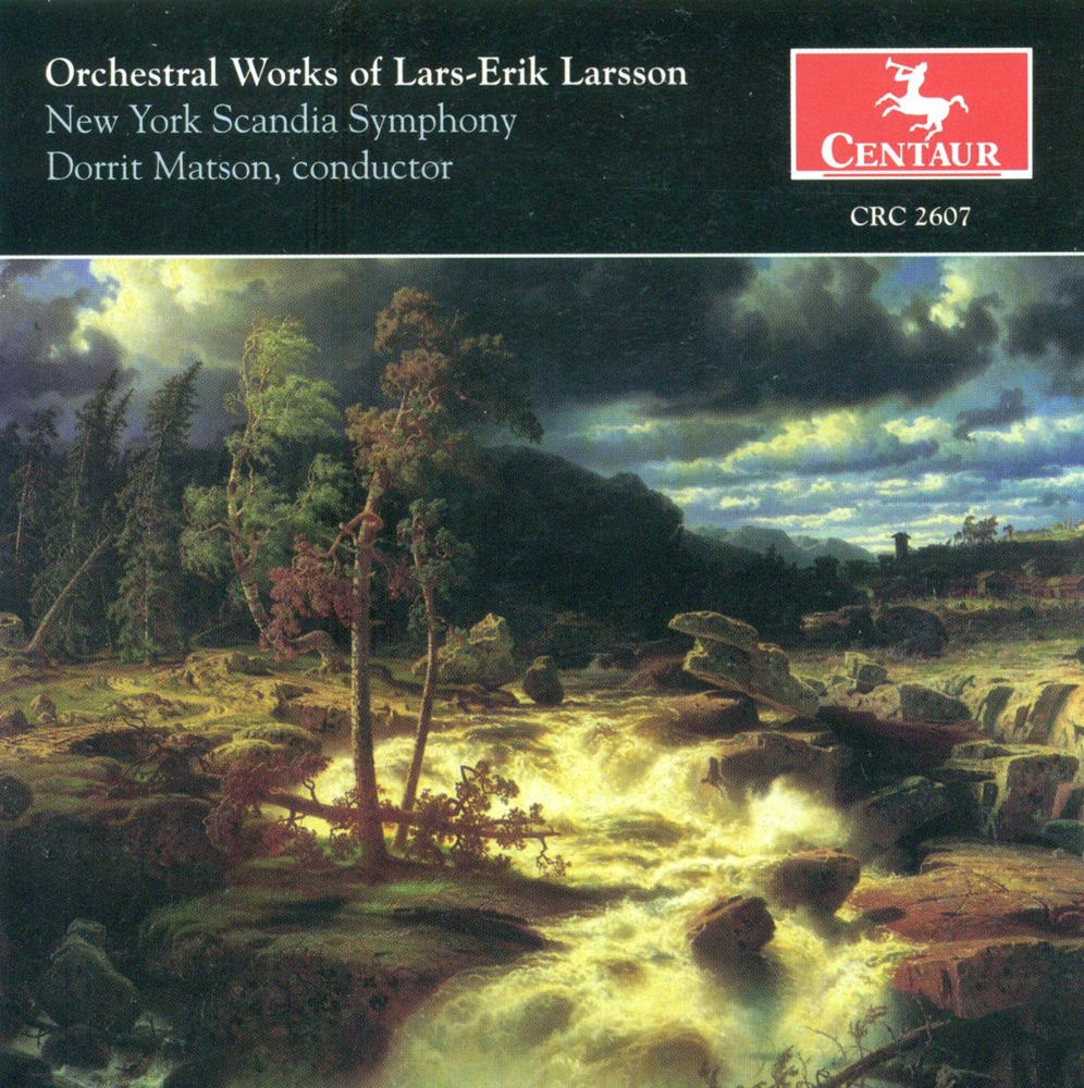 Обложка альбома «Larsson, L.-E.: Pastorale Suite - The Winter's Tale - Raa-Rokoko - Gustaviansk Svit» — New York Scandia Symphony & Dorrit Matson