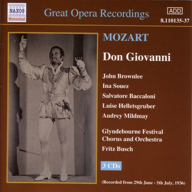 Mozart: Don Giovanni (Glyndebourne 1936 Recording)