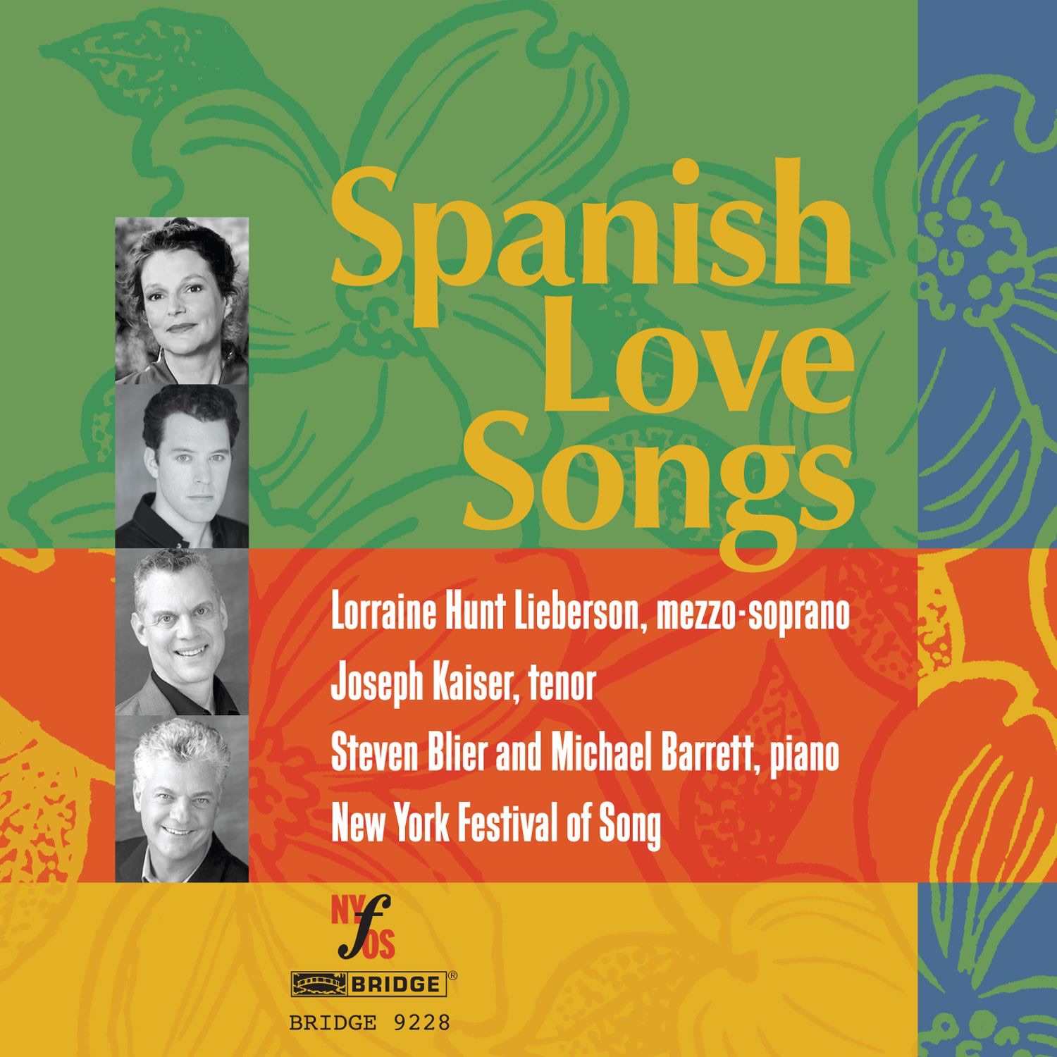 Granados, Lamote de Grignon, Turina, Rodrigo, Montsalvatge & Mompou: Spanish Love Songs by Joseph Kaiser, Lorraine Hunt Lieberson & Michael Barrett album cover