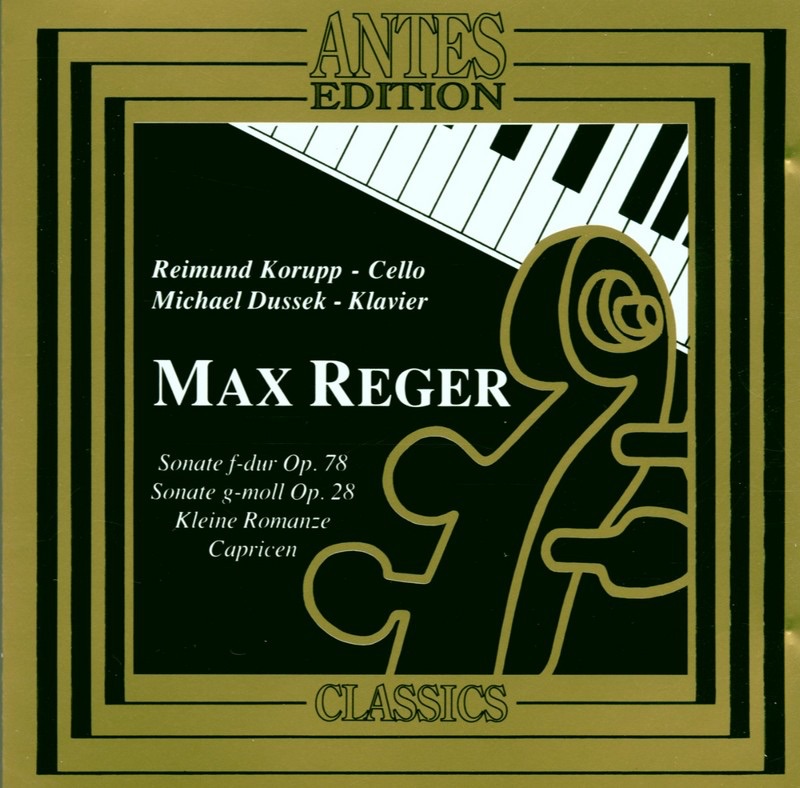 Обложка альбома «Max Reger: Sonaten» — Michael Dussek & Reimund Korupp