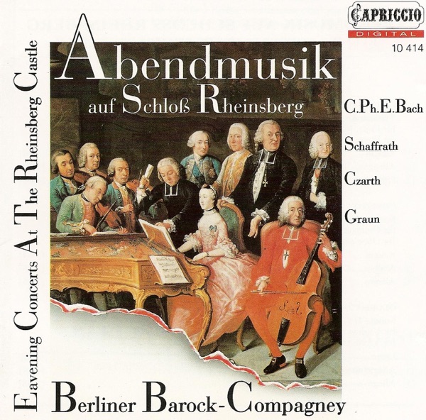 Chamber Music (18Th Century) - Bach, C.P.E. - Schaffrath, C. - Zarth, G. - Graun, J.G.