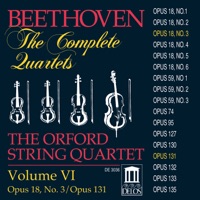 Beethoven: String Quartets Nos. 3 & 14, Vol. 6 - Orford String Quartet