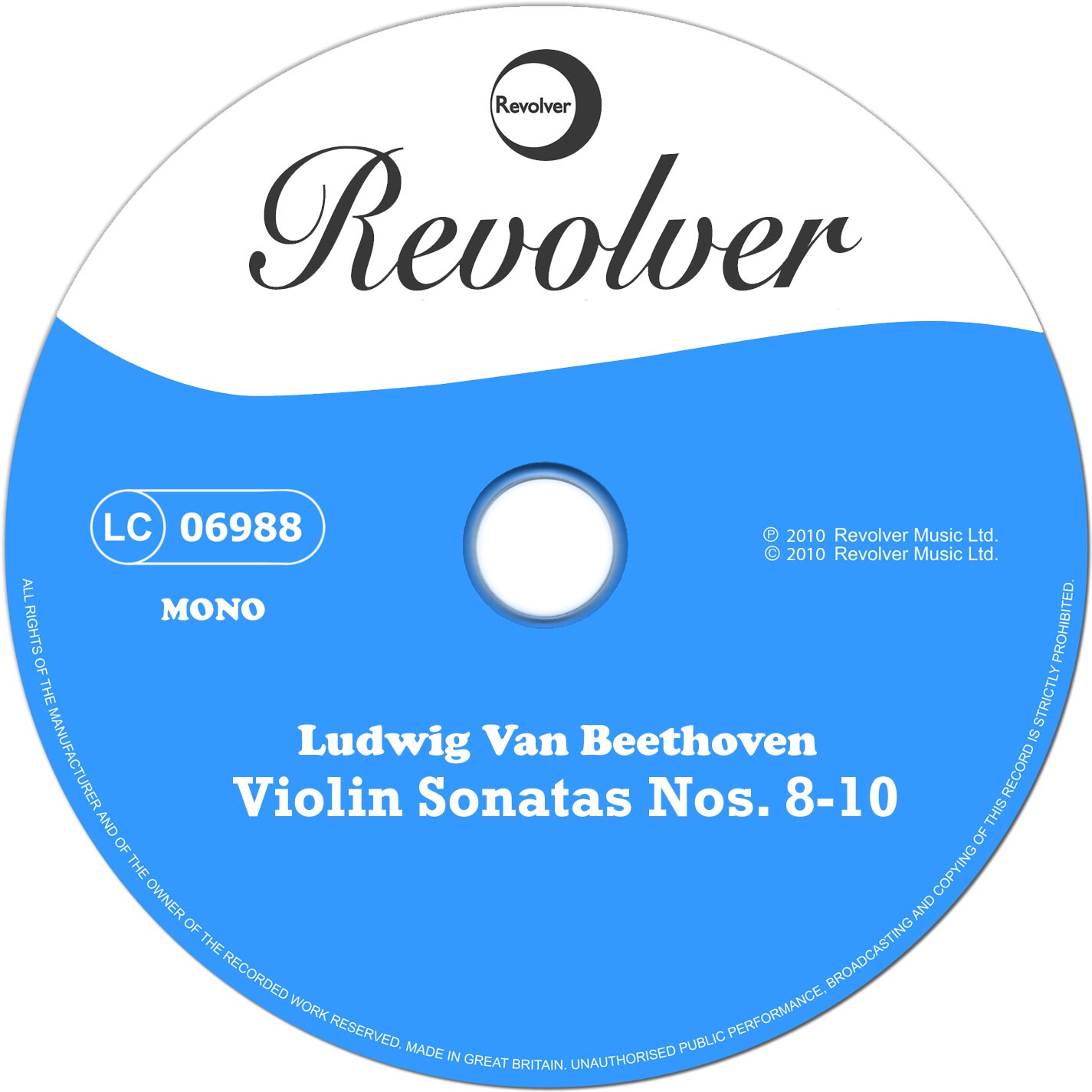 Beethoven: Violin Sonatas Nos. 8-10