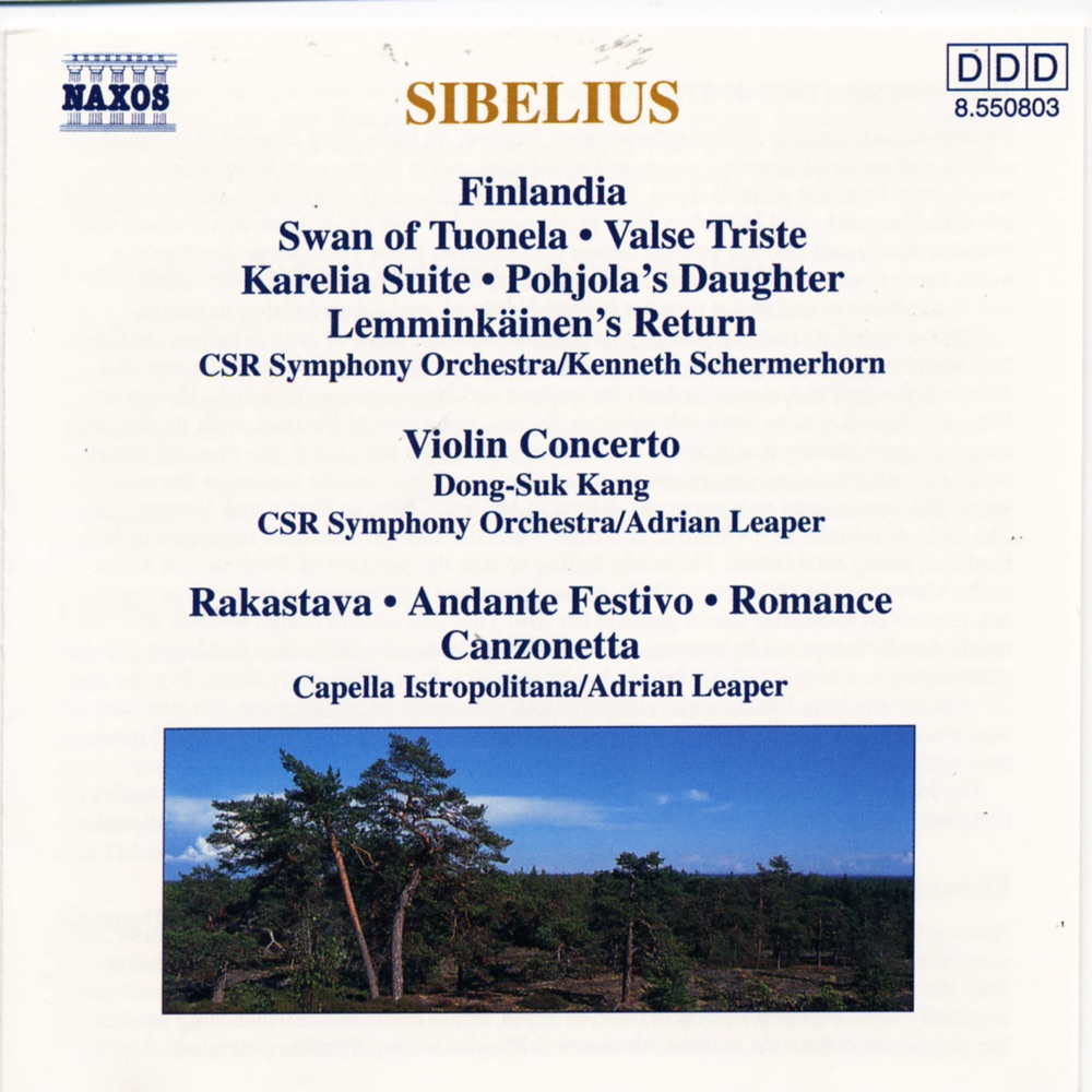 Обложка альбома «Sibelius Collection» — Slovak Radio Symphony Orchestra, Dong-Suk Kang & Capella Istropolitana