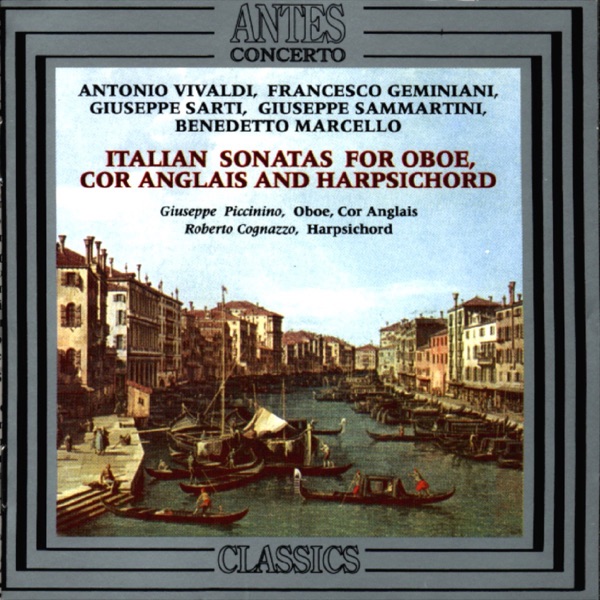 Italian Sonatas For Oboe, Cor Anglais And Harpsichord