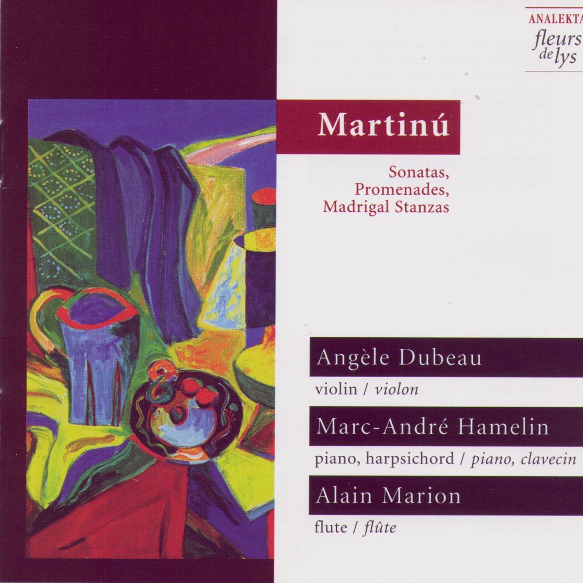 Promenades, Cinq Stanzas Madrigaux Et Autres Sonates Pour Trio cover art