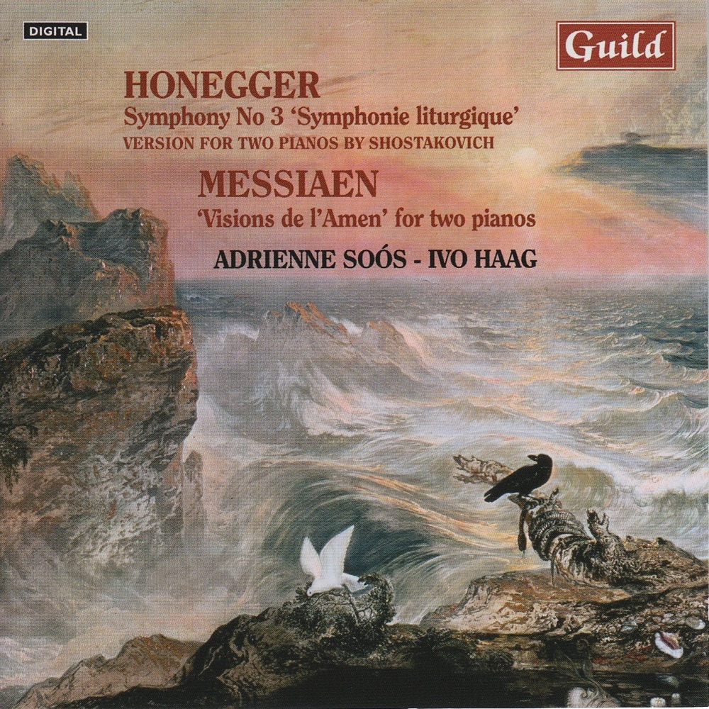 Обложка альбома «Honegger & Messiaen: Piano Duos» — Adrienne Soós & Ivo Haag