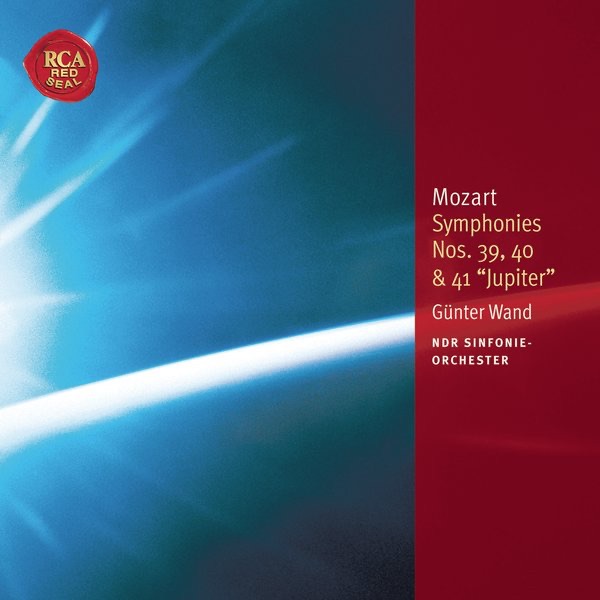 Обложка альбома «Mozart: Symphonies Nos. 39, 40 & 41: Classic Library Series» — Günter Wand & NDR Elbphilharmonie Orchester