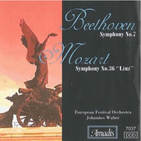 Beethoven: Symphony No. 7 - Mozart: Symphony No. 36 - Johannes Walter & European Festival Orchestra