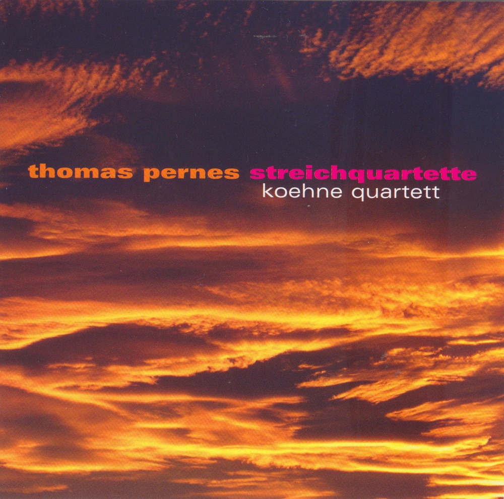 Обложка альбома «Brucknerhaus-Edition: Thomas Pernes - Streichquartette» — Koehne Quartett