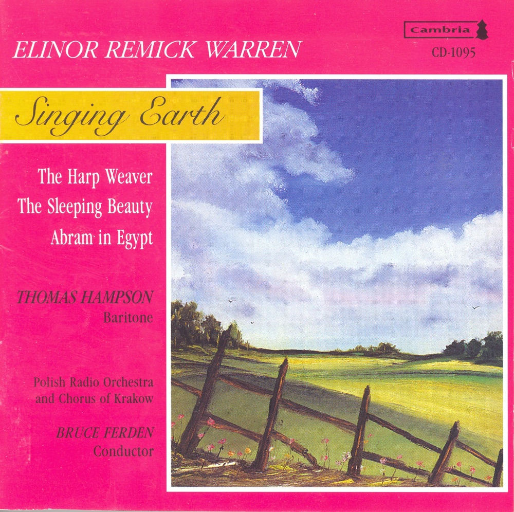 Обложка альбома «E.R. Warren: Singing Earth, The Harp Weaver, The Sleeping Beauty & Abram In Egypt» — Thomas Hampson, Polish Radio and Television Orchestra & Bruce Ferden