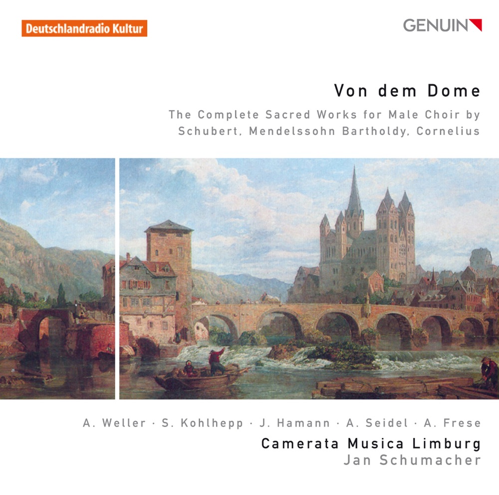 Обложка альбома «Choral Concert: Camerata Musica Limburg - Mendelssohn, Felix - Cornelius, P. - Schubert, F. (Sacred Works for Male Choir)» — Camerata Musica Limburg, Andreas Frese & Jan Schumacher