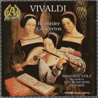 Vivaldi: 4 Recorder Concerts - Manfred Stilz & Les Musiciens de Paris