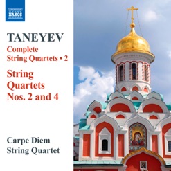 TANEYEV/COMPLETE STRING QUARTETS 3 cover art