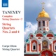 TANEYEV/COMPLETE STRING QUARTETS 3 cover art