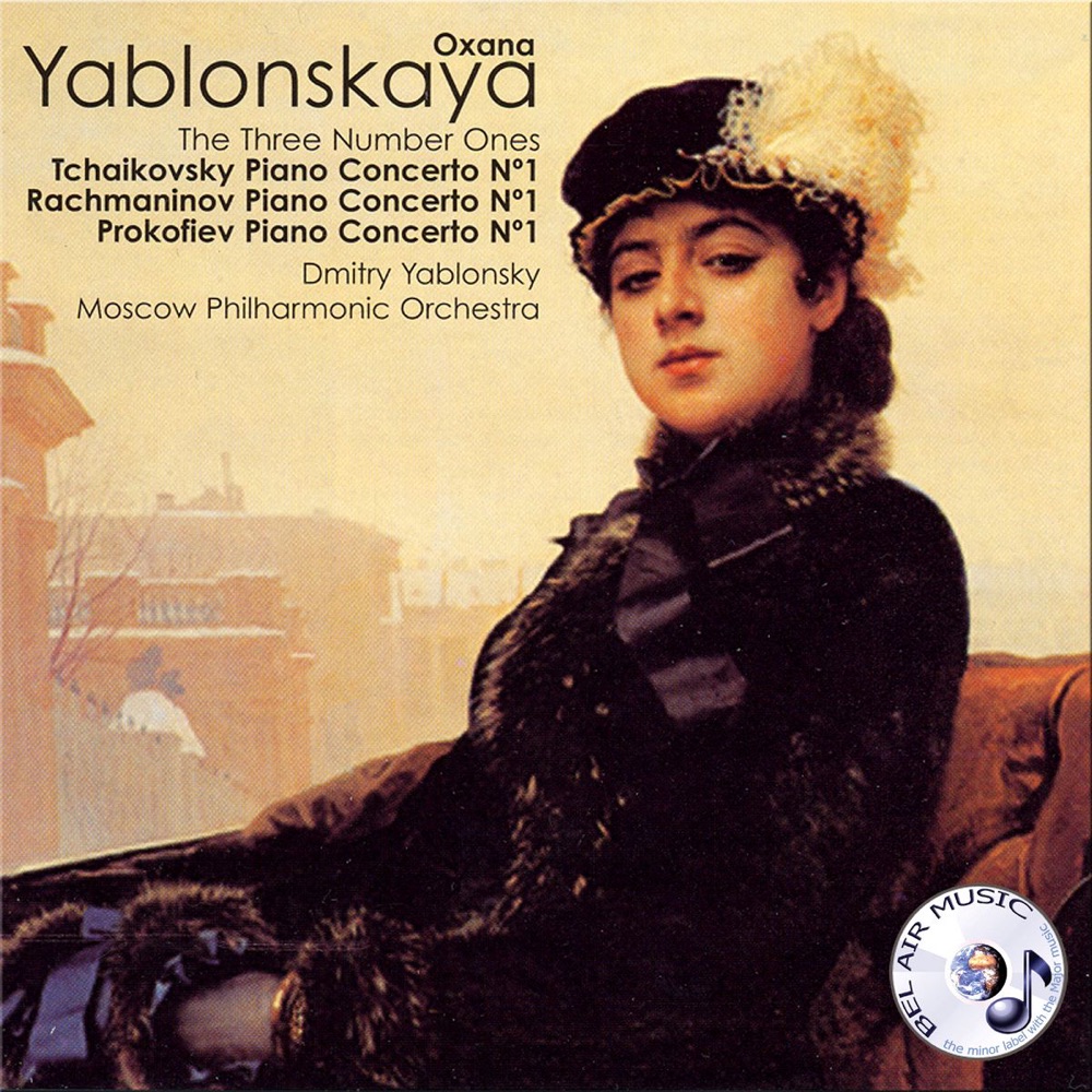 Обложка альбома «Tchaikovsky: Piano Concerto No. 1 - Rachmaninov: Piano Concerto No. 1 - Prokofiev: Piano Concerto No. 1» — Dmitry Yablonsky, Moscow Philharmonic Symphony Orchestra & Oxana Yablonskaya