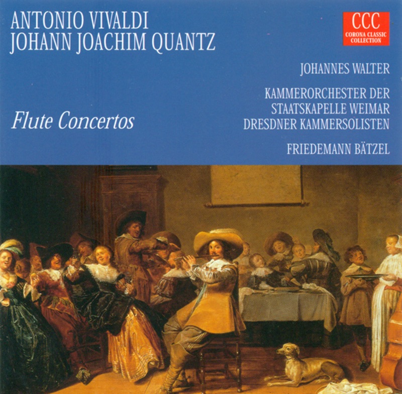 Обложка альбома «Vivaldi: Flute Concerto, Op. 10, No. 3 - Quantz: Flute Concerto, QV 5:174» — Johannes Walter & Dresdener Kammersolisten
